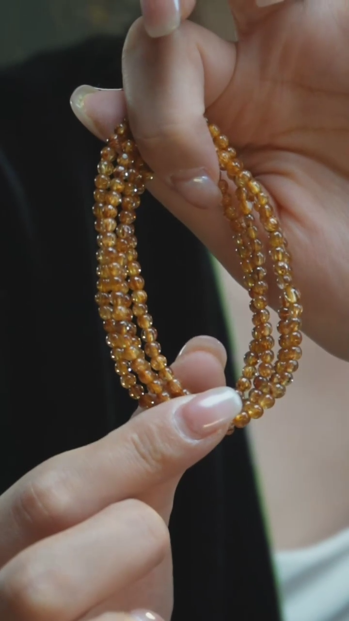 【闪购商品】水晶多圈项链未镶嵌C29