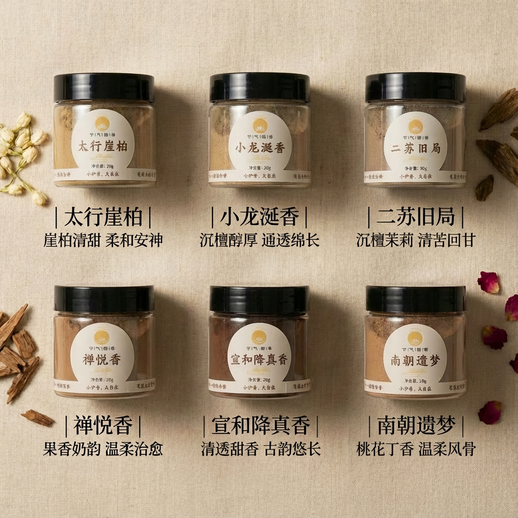【单香合集】古法炮制手工香香粉沉檀香客厅持久留香中式香篆粉家用