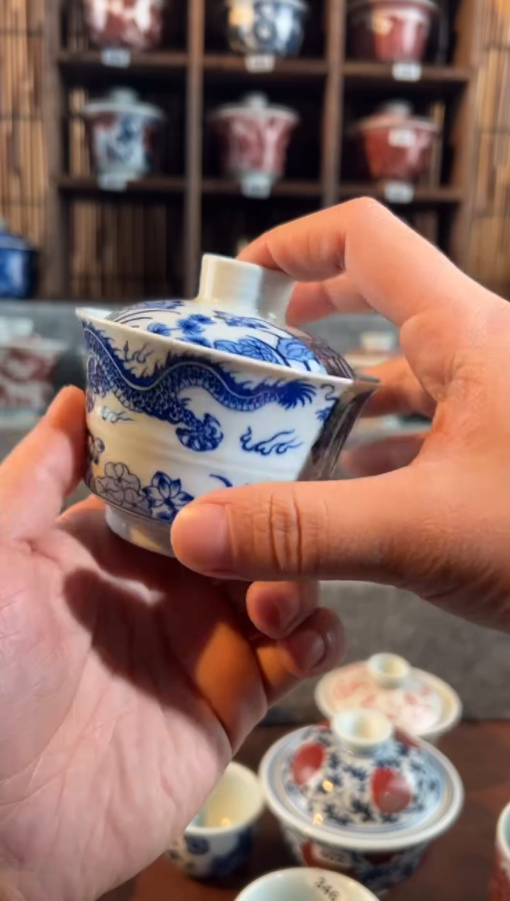 【闪购商品】165天禄言瓷手绘茶具