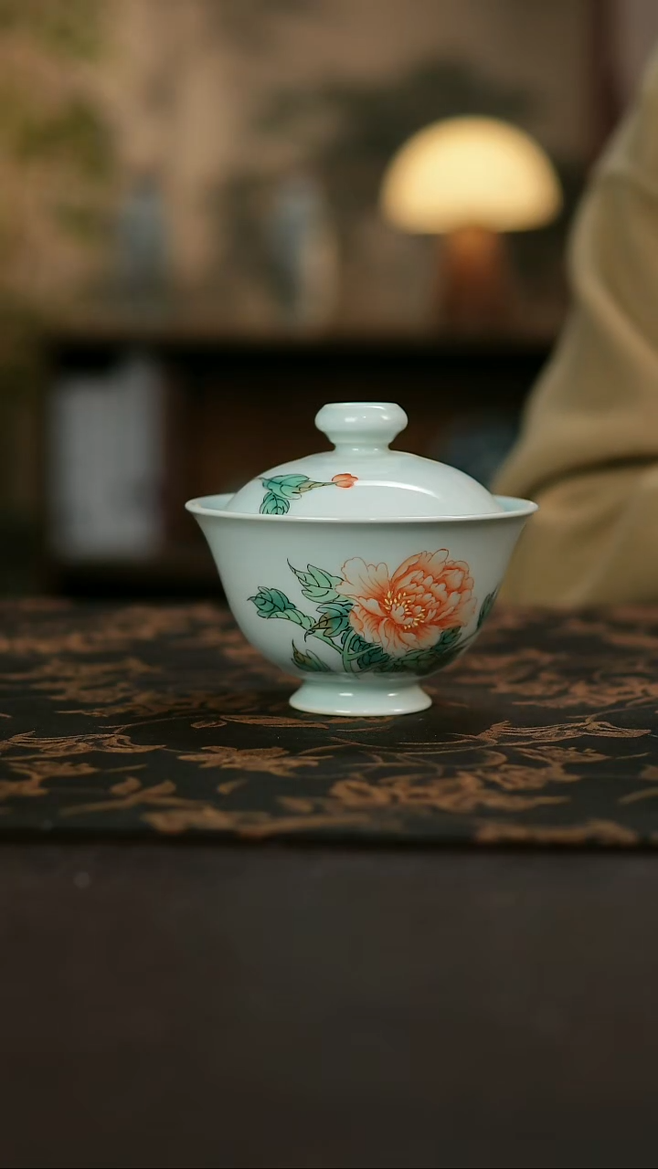 景德镇陶瓷杯碗柴烧多人