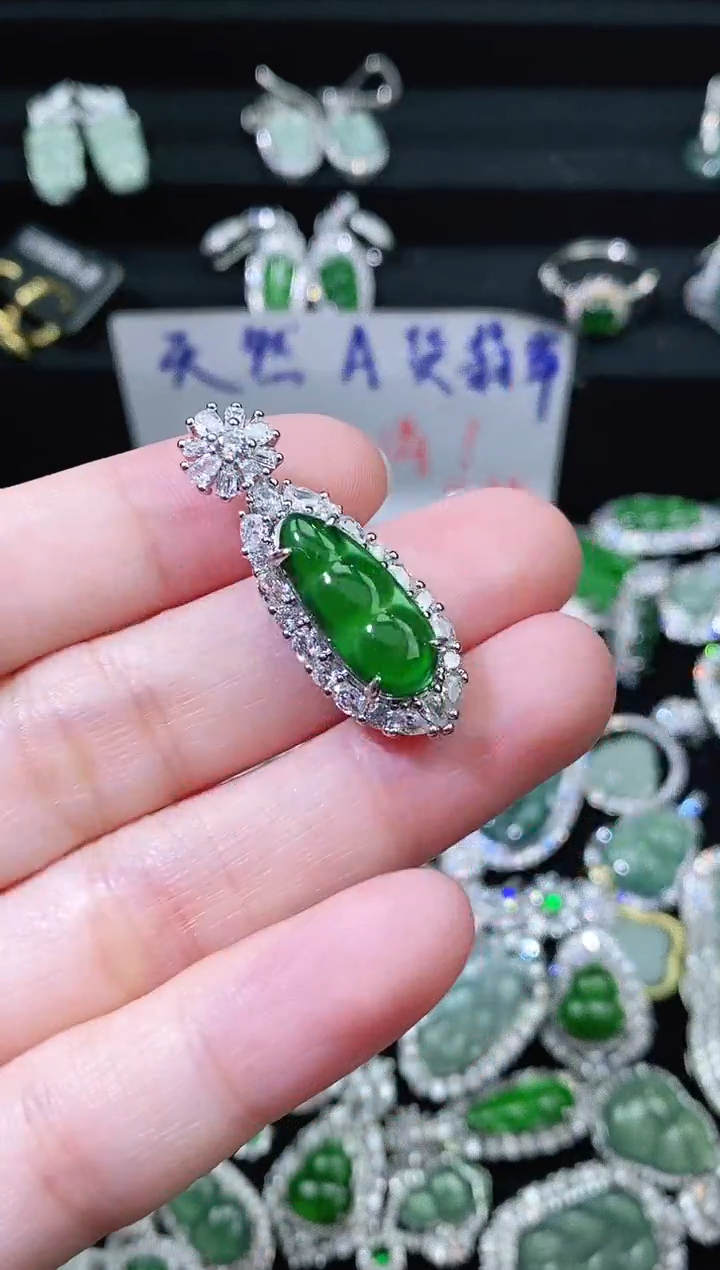 【闪购商品】翡翠未镶嵌颈饰精美翡翠-多样性只发一件H708