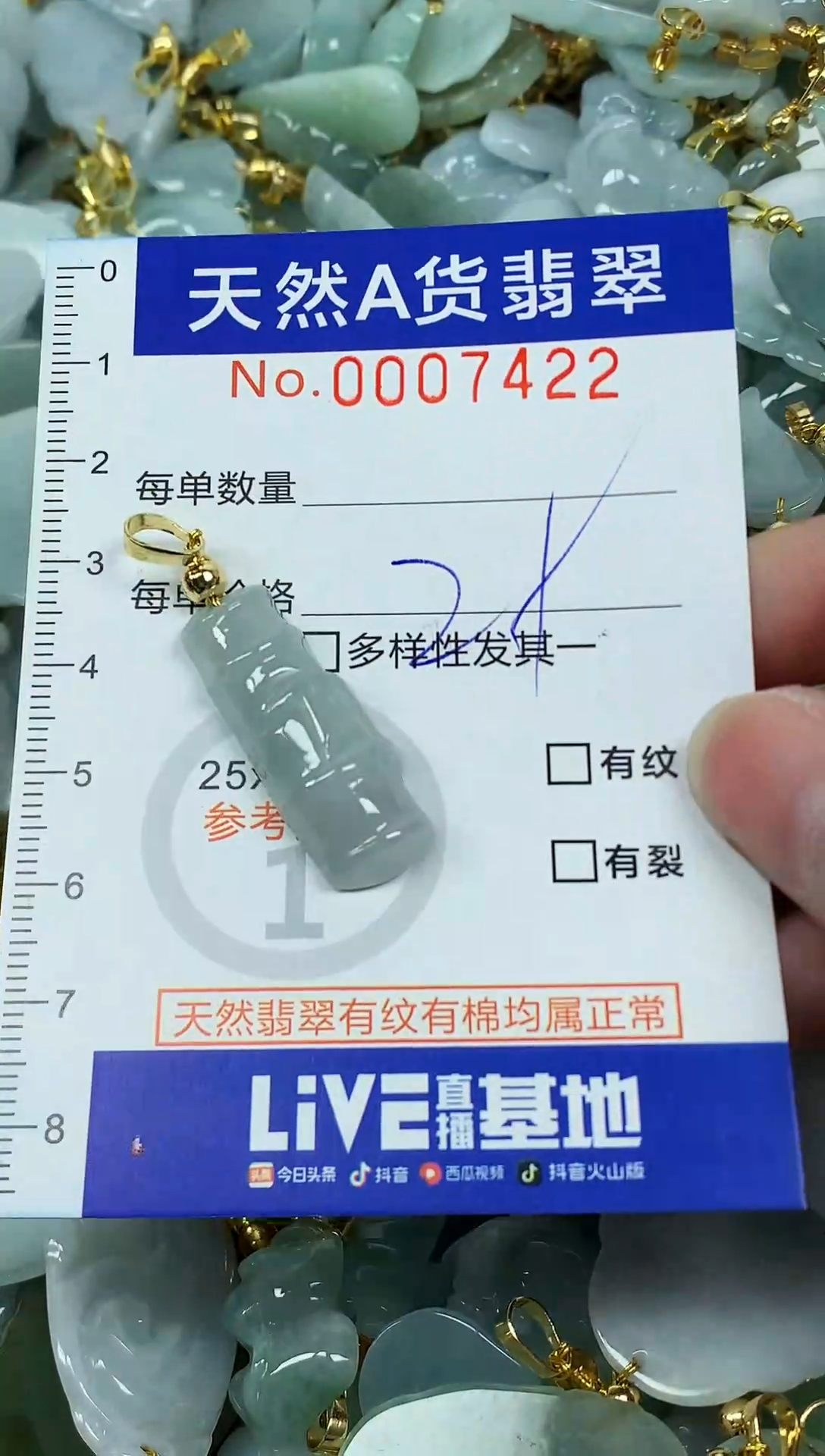 颈饰未镶嵌翡翠纯天然a货翡翠