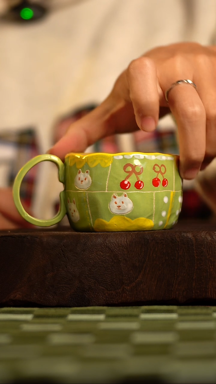 【闪购商品】清尘器物手工手绘瓷器