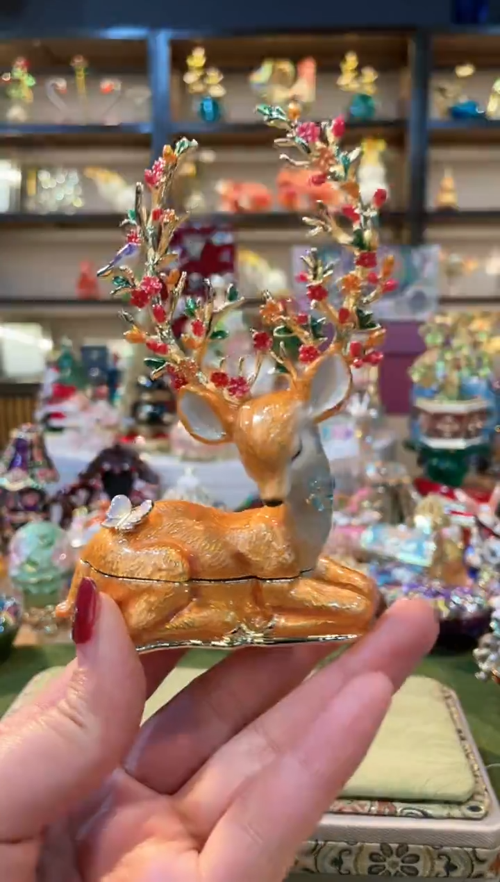 【闪购商品】精致珐琅彩首饰盒