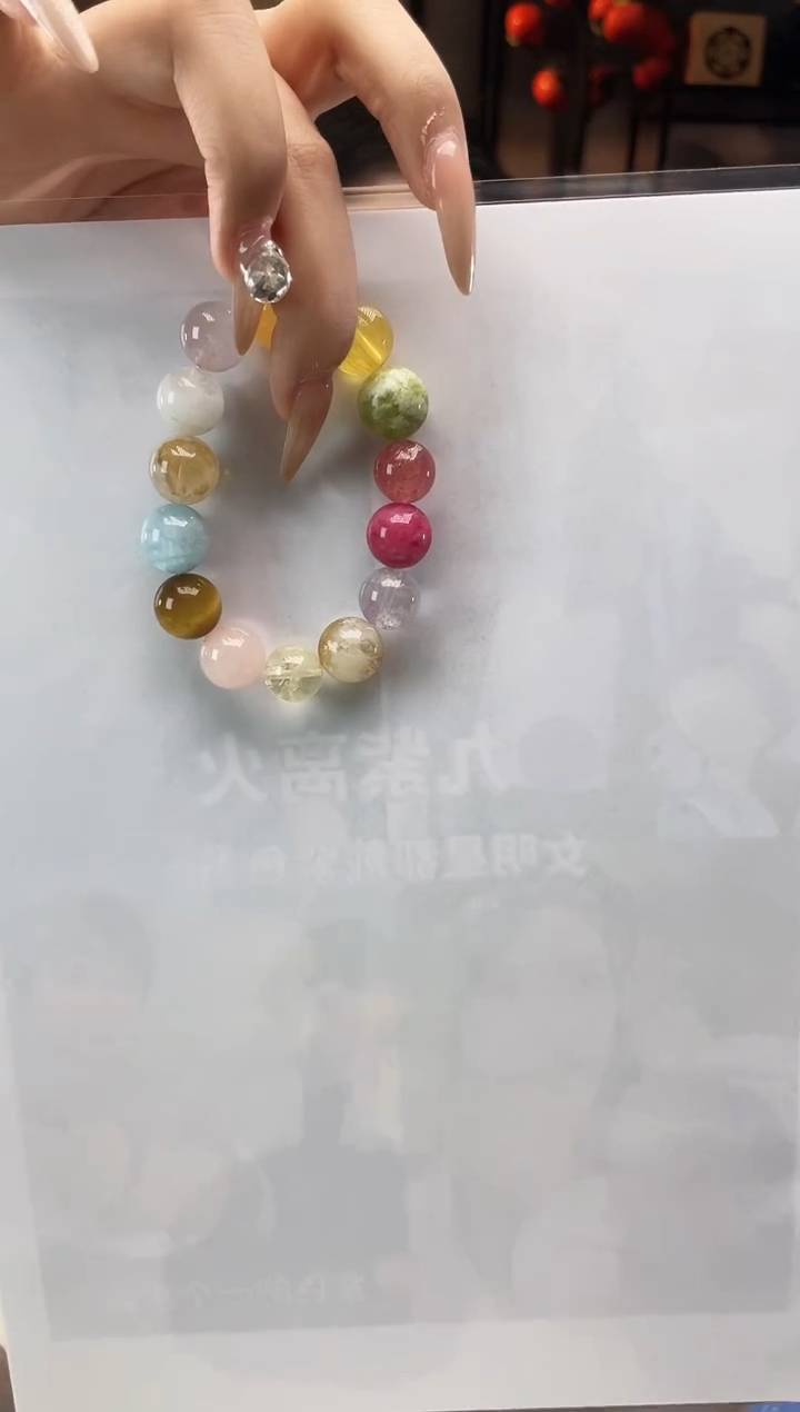 未镶嵌手串水晶蜜蜡多宝手串