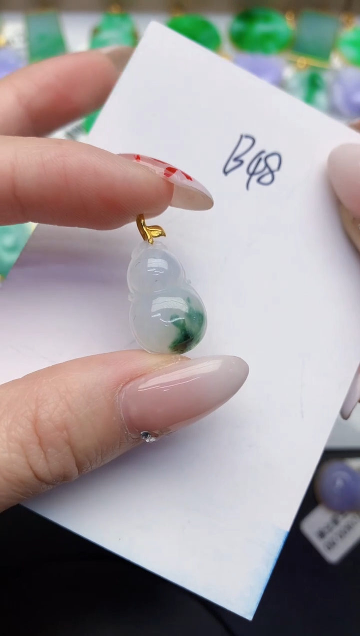 【闪购商品】翡翠颈饰18K金镶嵌0000000000