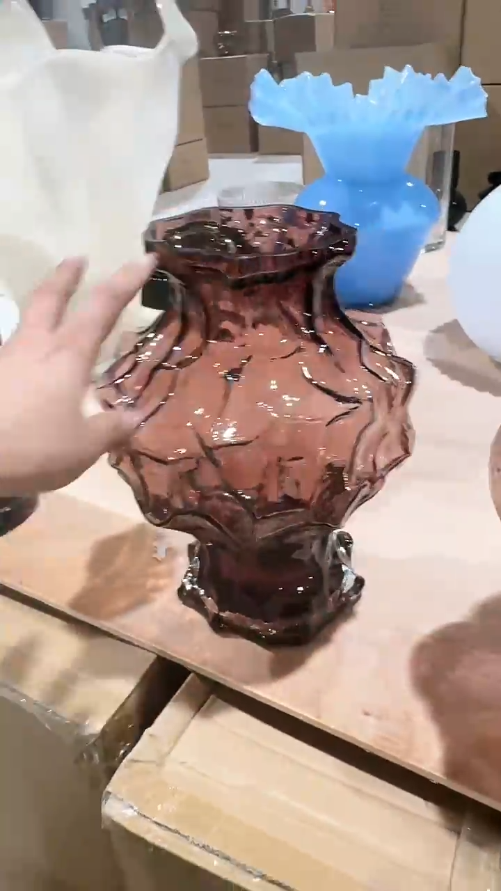 【闪购商品】玻璃紫红色