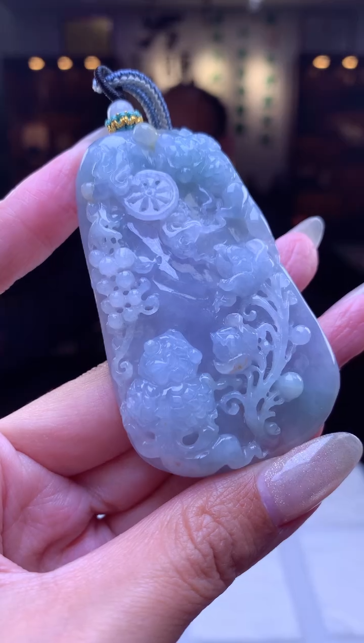 【闪购商品】定制翡翠未镶嵌挂件发货（拍一发一）