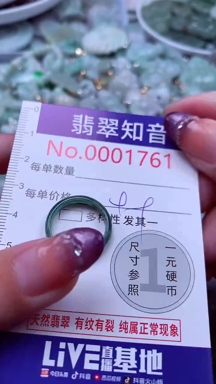 翡翠未镶嵌吊坠(不含链)1761