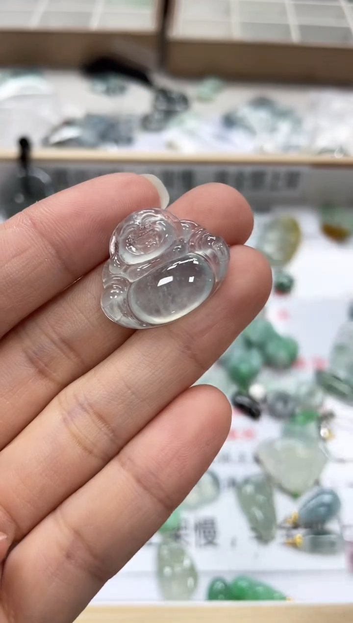 【闪购商品】翡翠颈饰未镶嵌翡翠挂件佛公