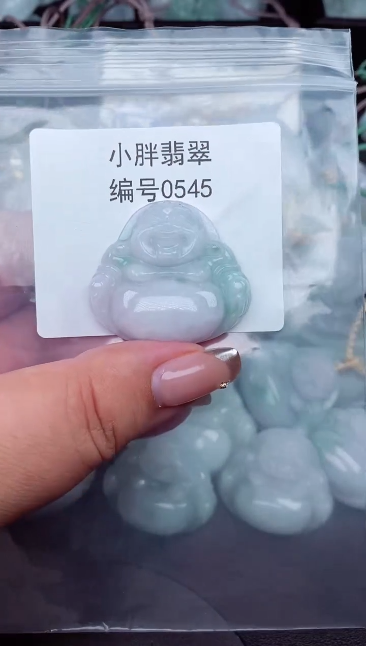 翡翠未镶嵌颈饰缅甸天然A货翡翠0545