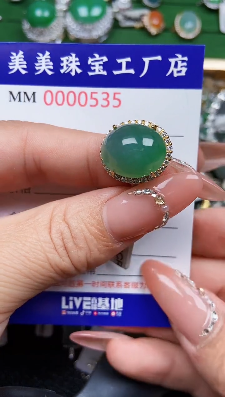 【闪购商品】翡翠颈饰银S925镶嵌0535