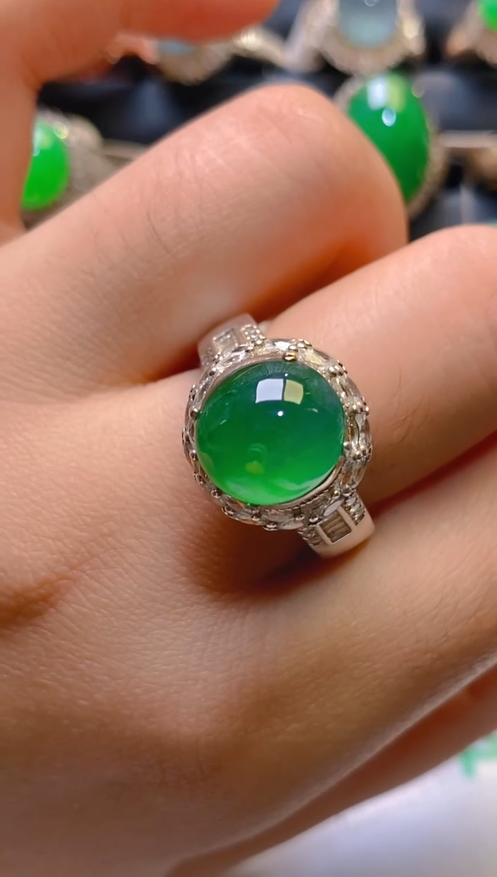 【闪购商品】翡翠未镶嵌耳饰天然A货翡翠1