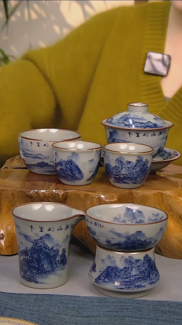 简装家用款6件套 陶瓷家用茶具系列