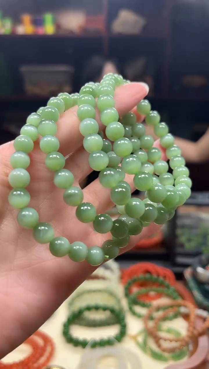 手串未镶嵌和田玉多样性发货拍一发一