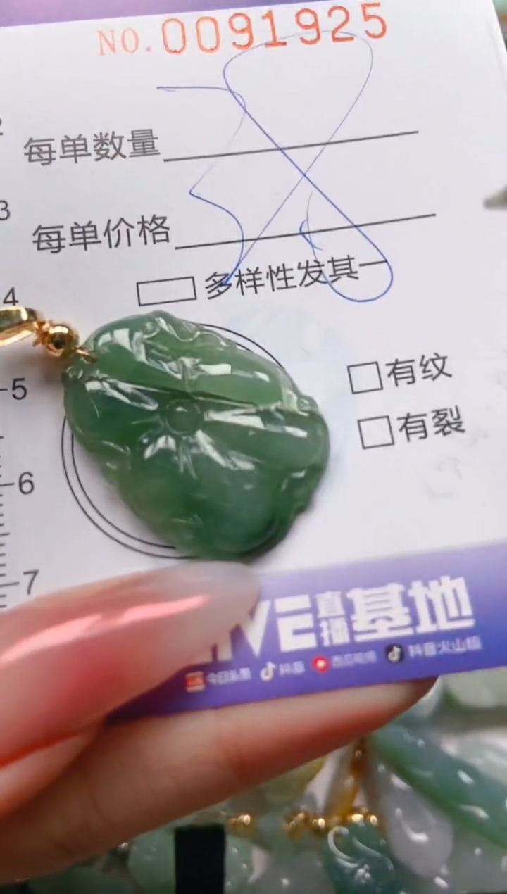 【闪购商品】翡翠颈饰未镶嵌闪购0091925