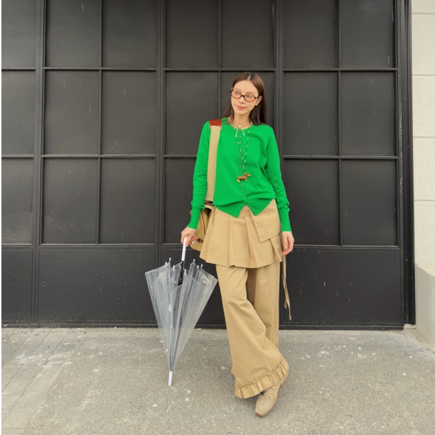 HELLOTANGO《不期而遇》韩版花边设计屁帘可拆卸街头休闲裤25012#