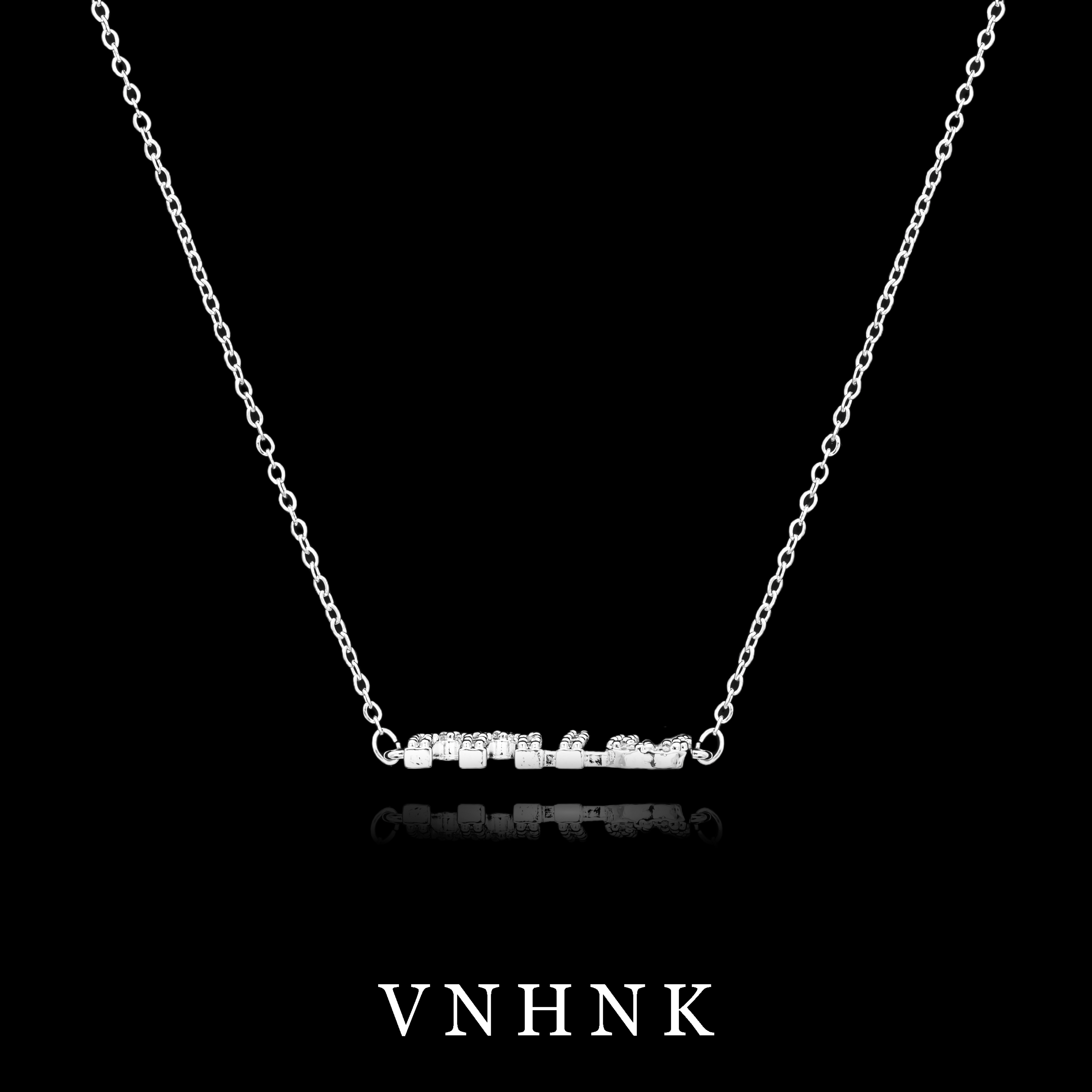 不锈钢项链 美可儿   K135     银色（49cm) 气质项链