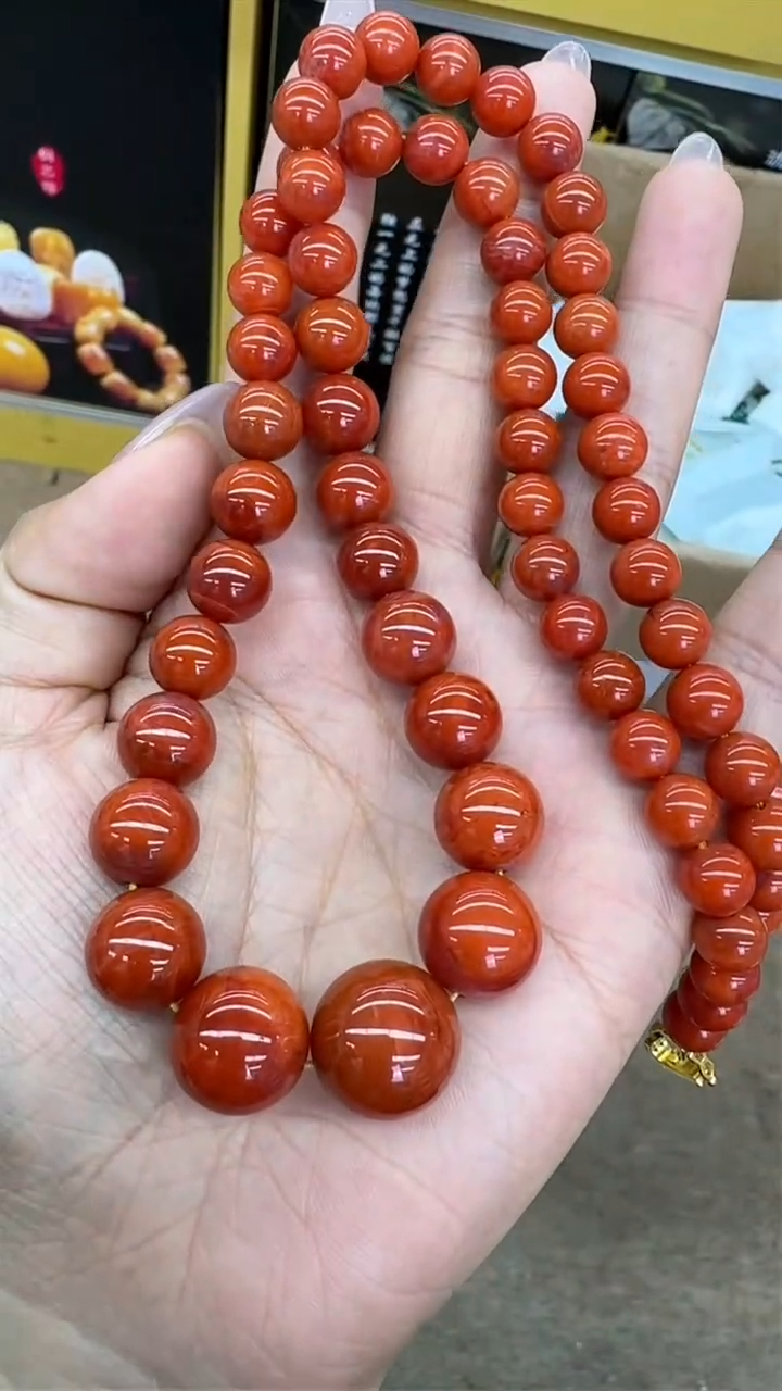 【闪购商品】南红玛瑙颈饰未镶嵌552秒拍号