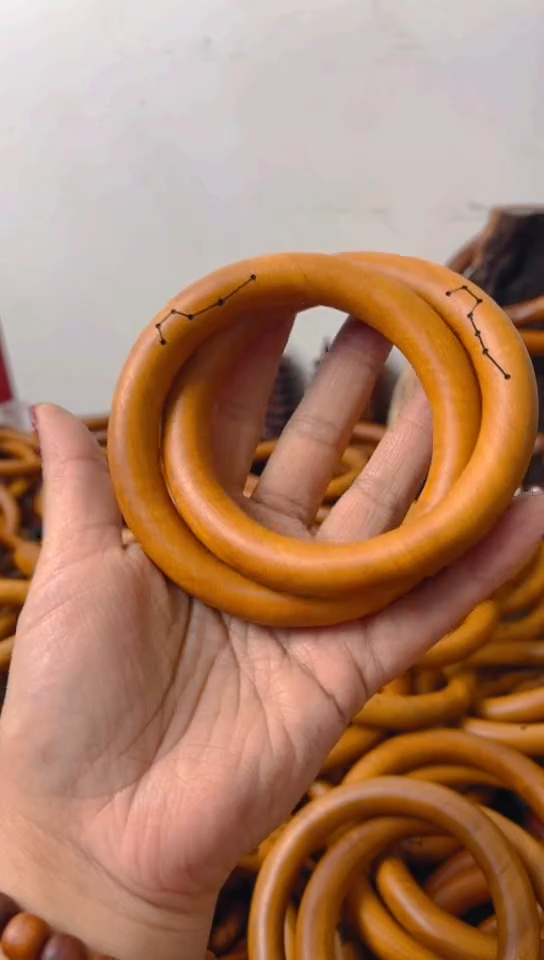 【闪购商品】枣木木雕乾坤圈70圈口一物一拍