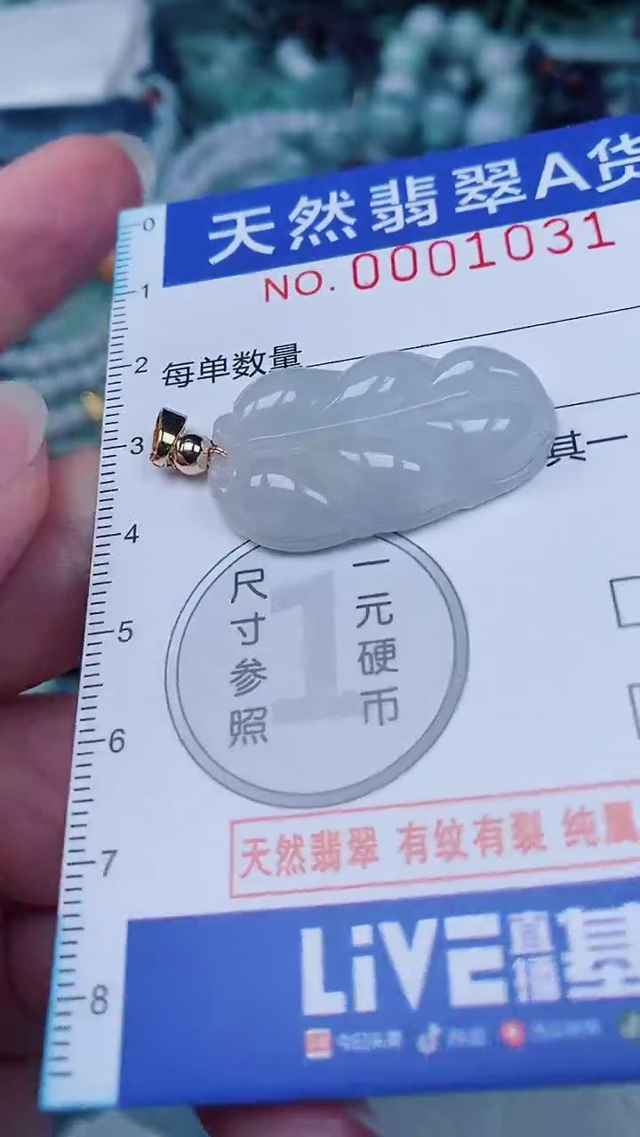 翡翠未镶嵌颈饰00001031
