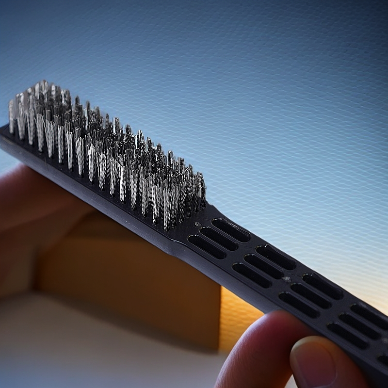 三把升级款文玩核桃打底钢丝刷不掉色清理缝隙挂瓷提亮