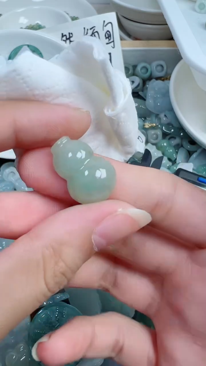 散珠翡翠195号链接，A货翡翠