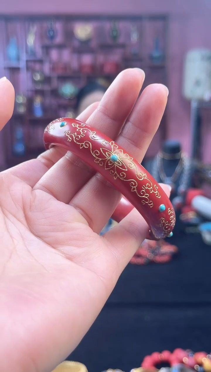 非遗 金漆镶嵌手镯 60