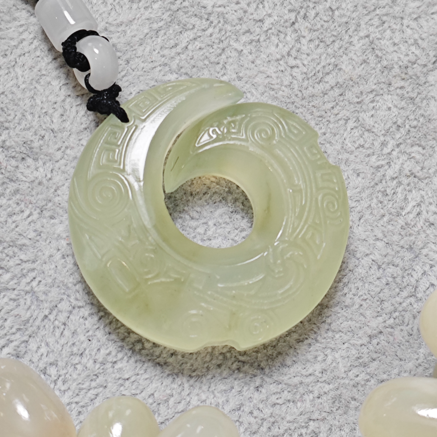  复古青色岫玉时来运转/NYXF-XYDZ-15（多样性发货）