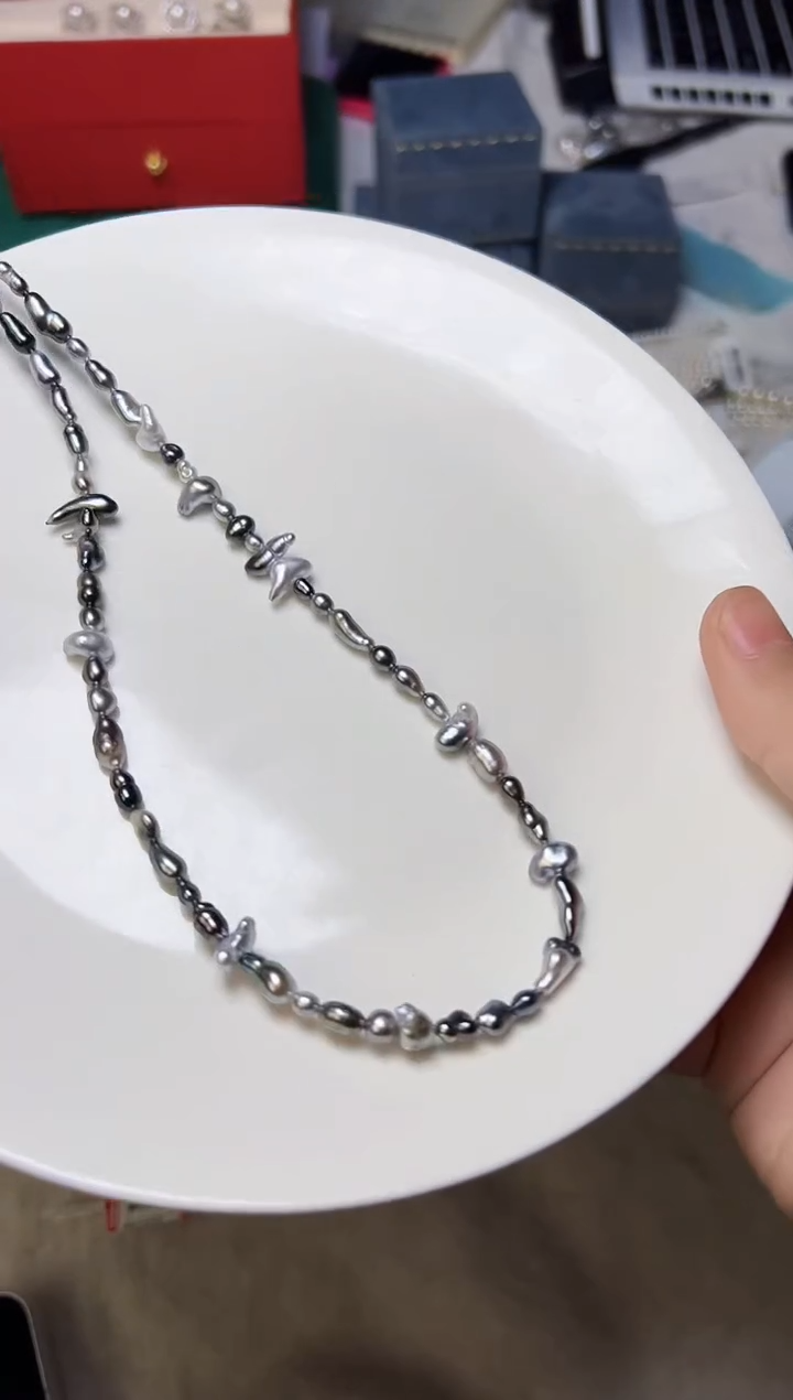 【闪购商品】海水珍珠颈饰银S925镶嵌002