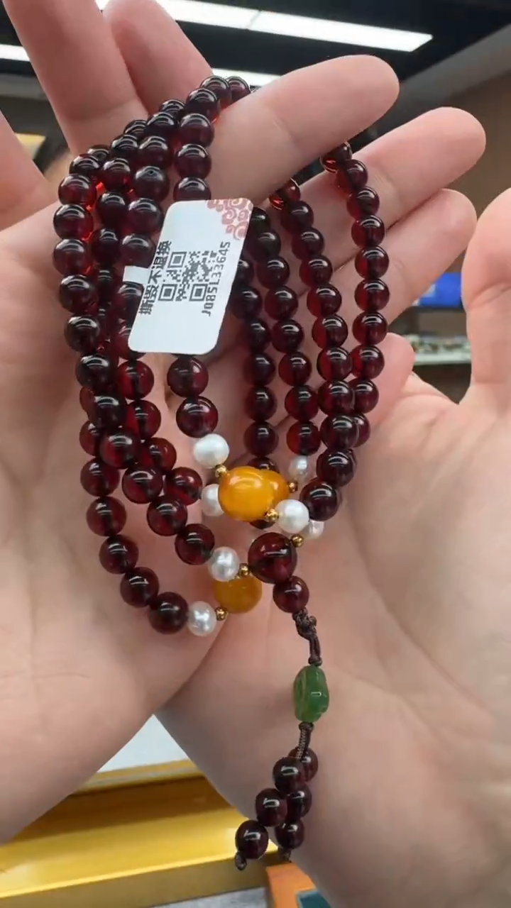 【闪购商品】琥珀颈饰未镶嵌40秒拍号