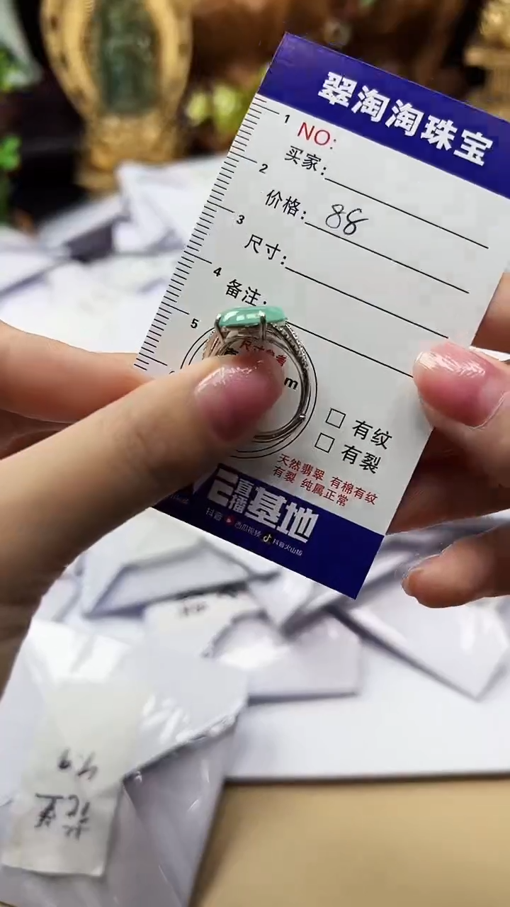 【闪购商品】翡翠颈饰未镶嵌戒指