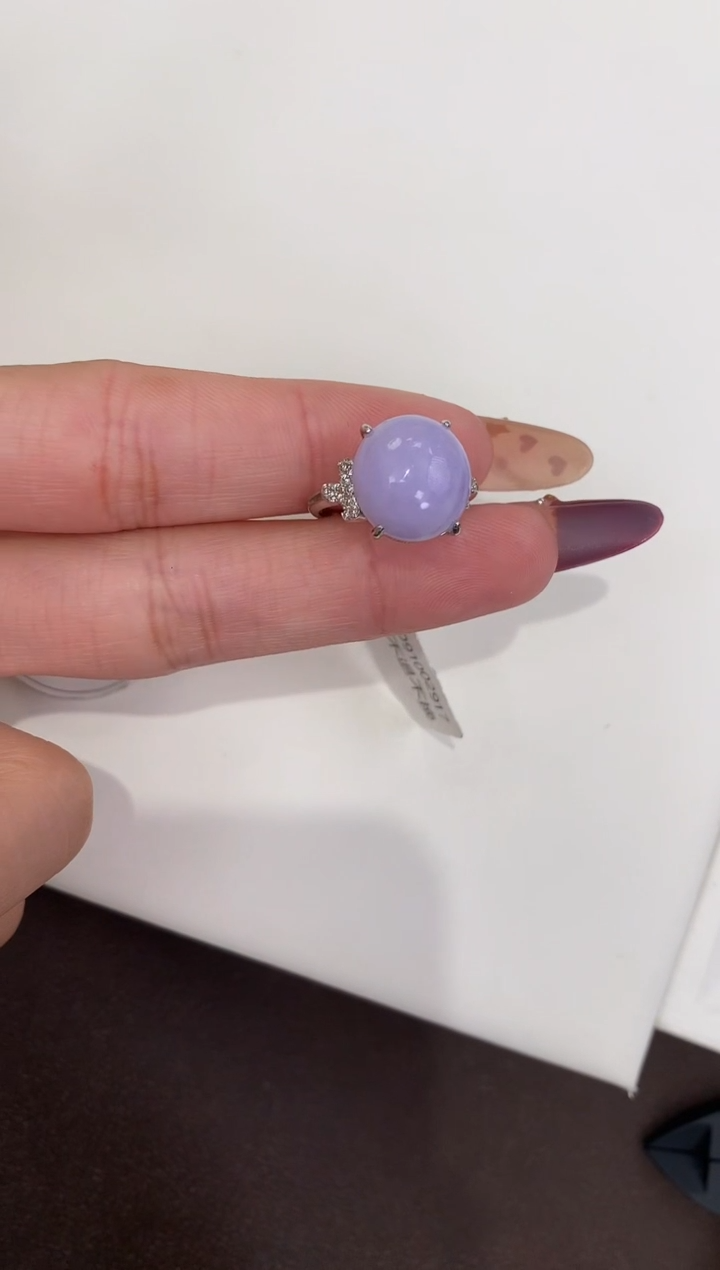 颈饰银S925镶嵌翡翠天然缅甸a货翡翠