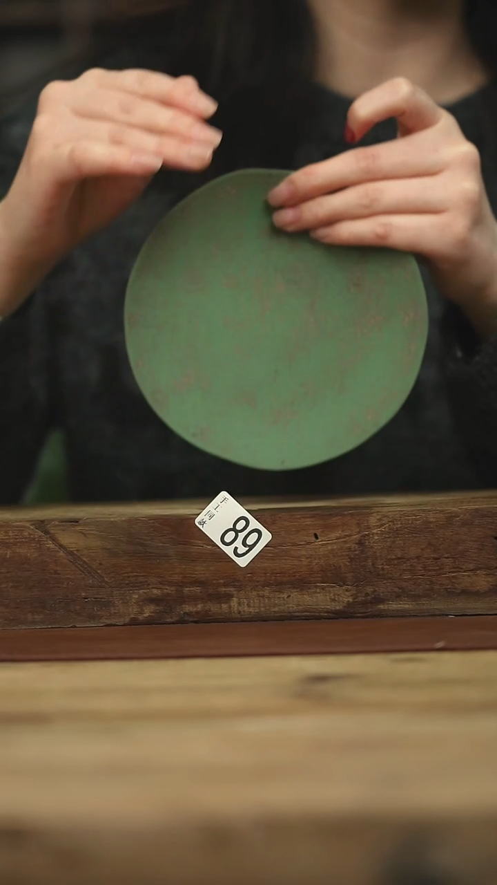 设计师手作款 苔藓绿壶承