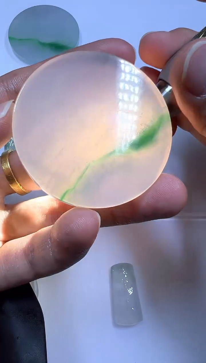 未镶嵌定制翡翠无事牌