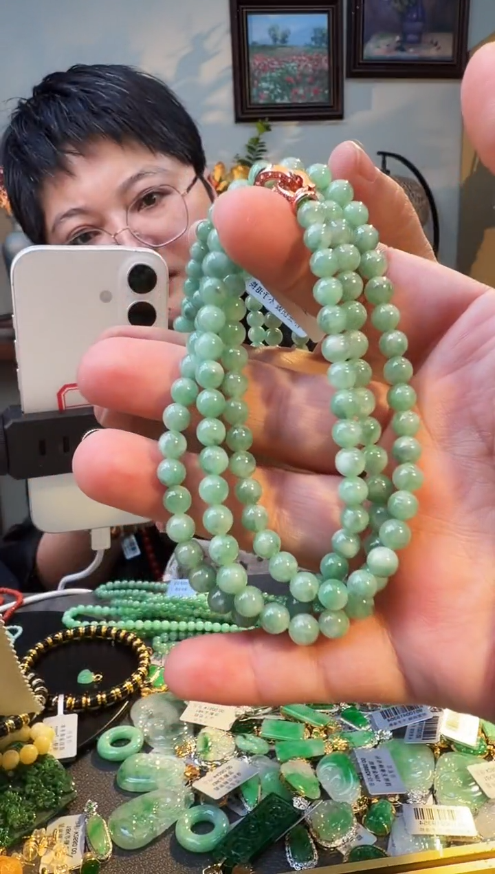 项链未镶嵌翡翠珠链