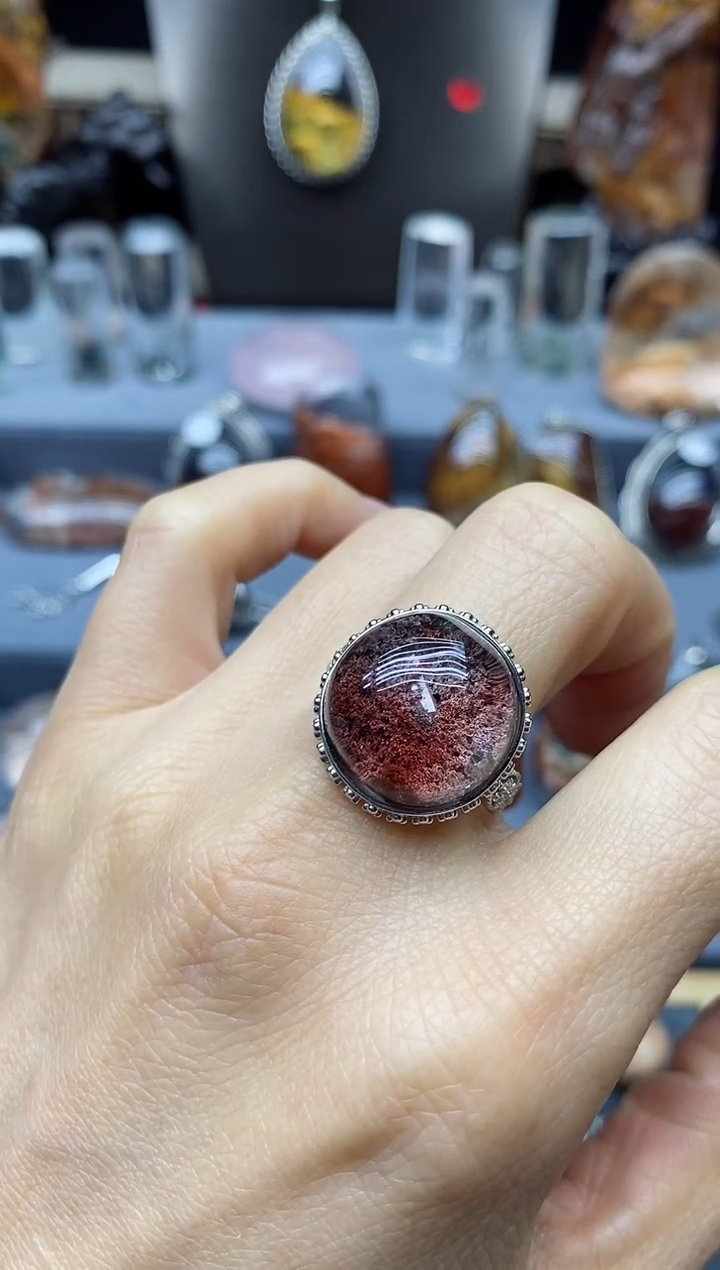 【闪购商品】水晶戒指银S925镶嵌水晶