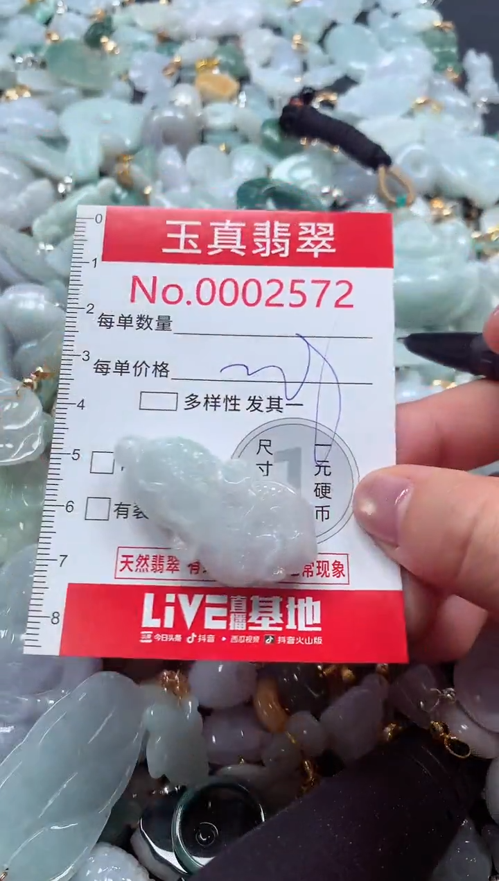 吊坠(不含链)未镶嵌翡翠2572