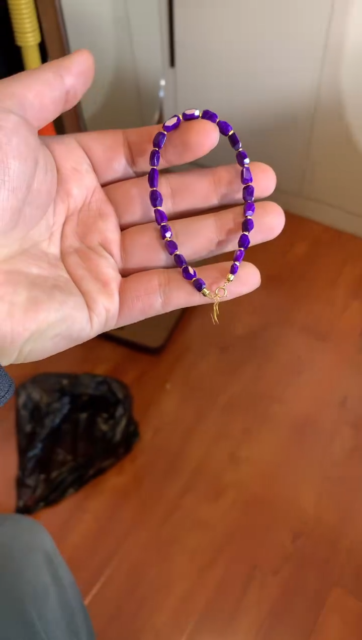 【闪购商品】苏纪石（舒俱来）手串18K金镶嵌舒俱来