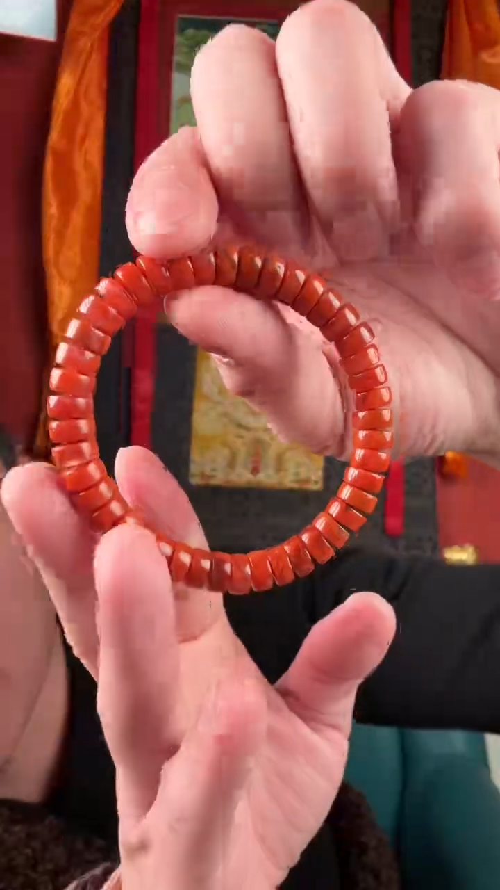 无非金属红色手串