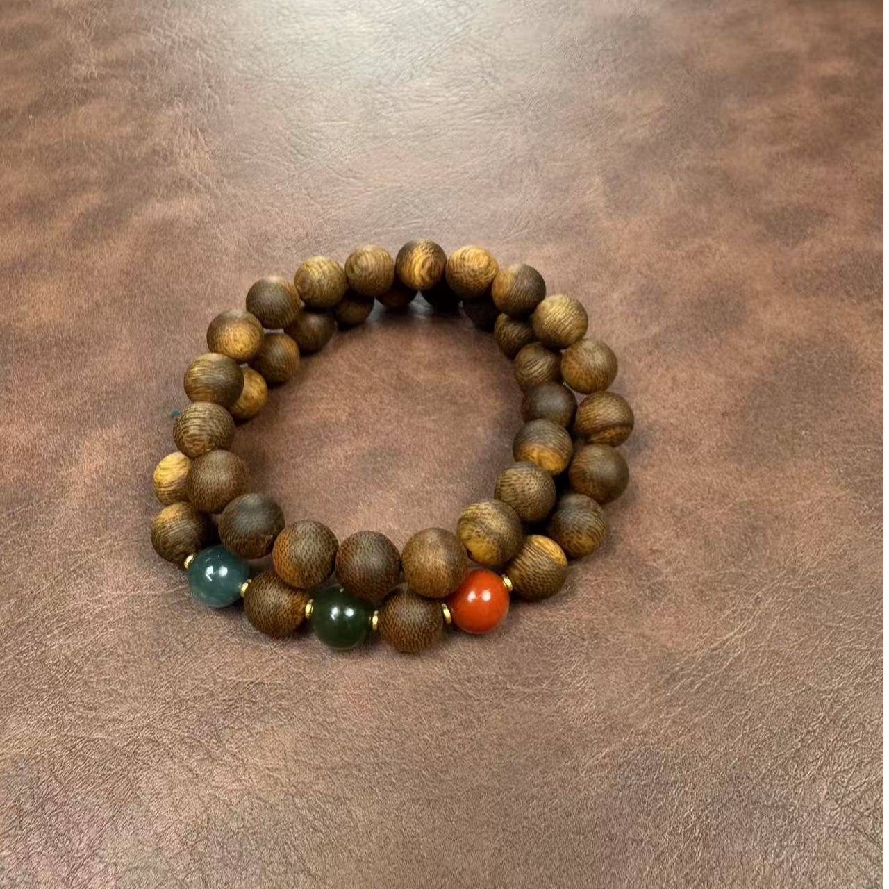 沉香【清风专属】越南芽庄雷击倒架沉香白奇楠手串 ESCX234