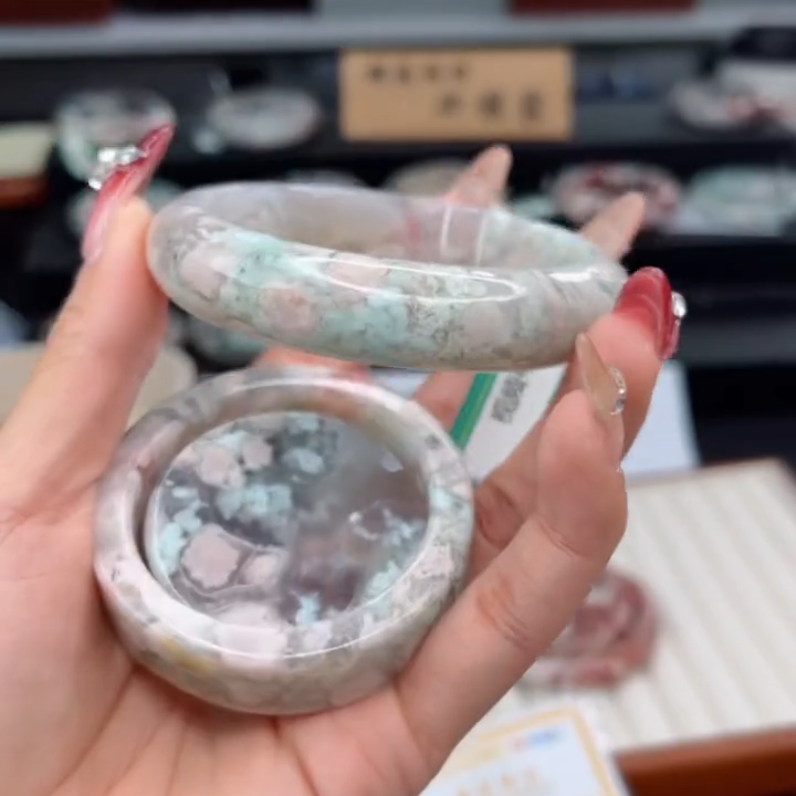非金属布艺手镯 樱花手镯60圈口（赠品镯心）2S9247