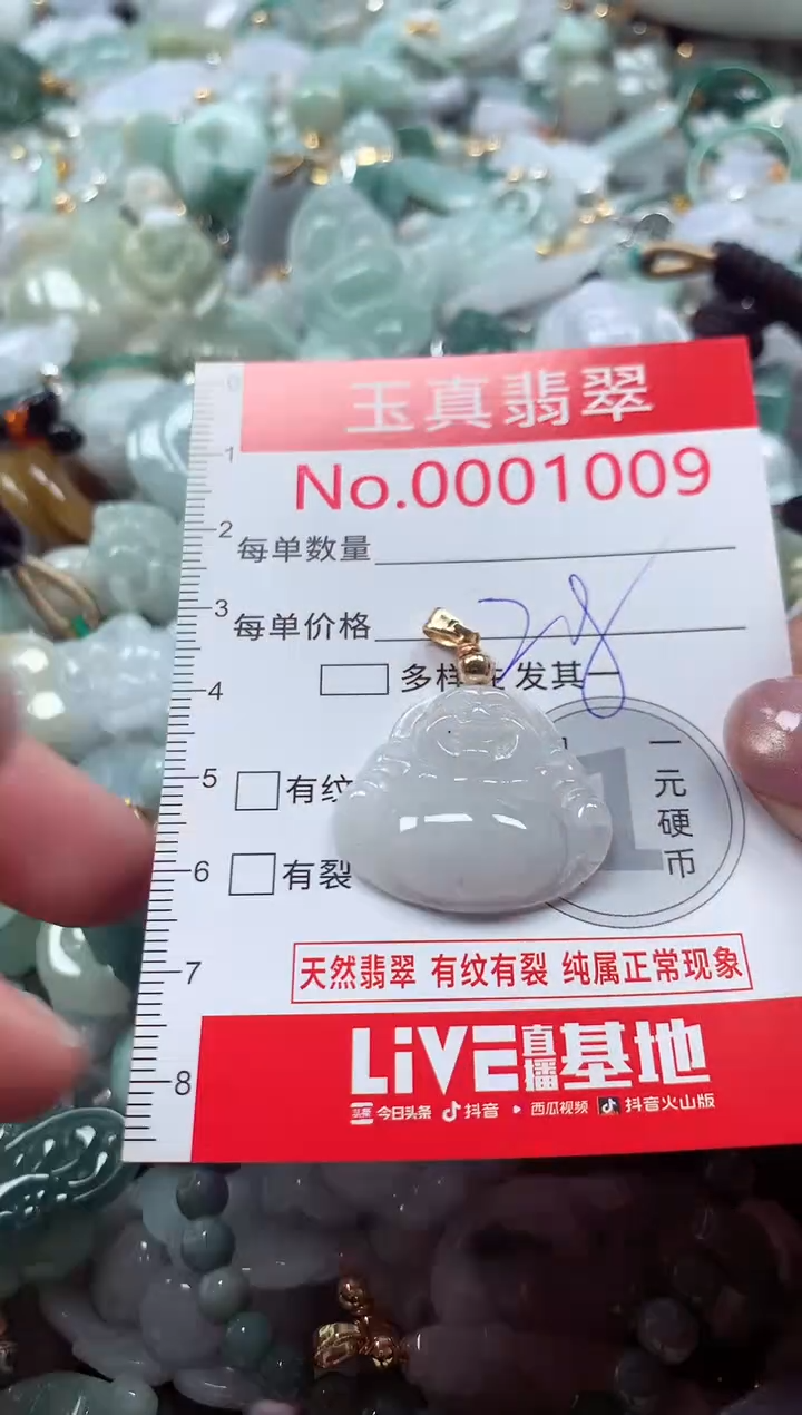 吊坠(不含链)未镶嵌翡翠1009