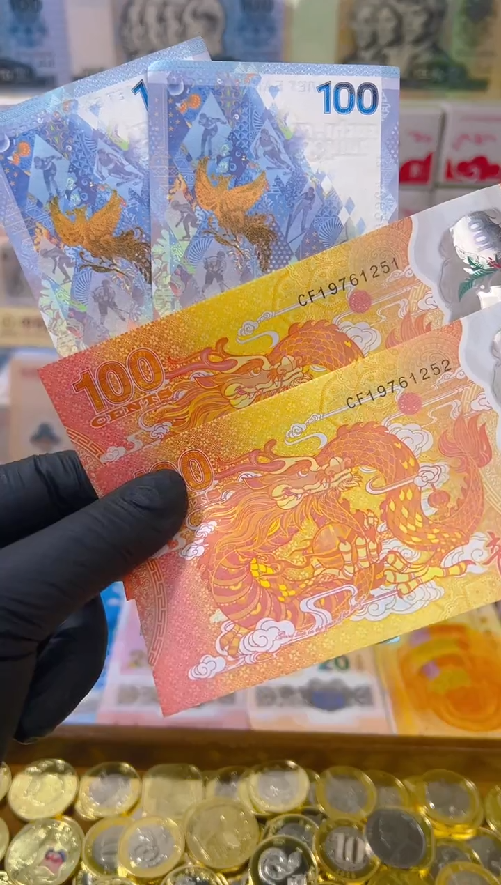 【闪购商品】其他普通金属龙凤呈祥纪念合集（纸+塑料）