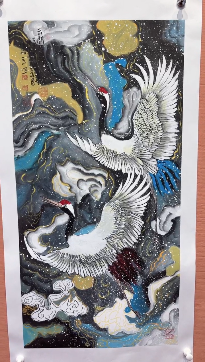 国画师立照老师国画作品