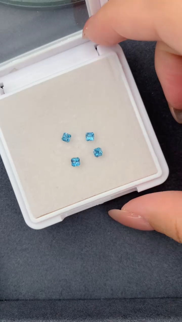 裸石海蓝宝石0.58ct海蓝宝  定制  FD 