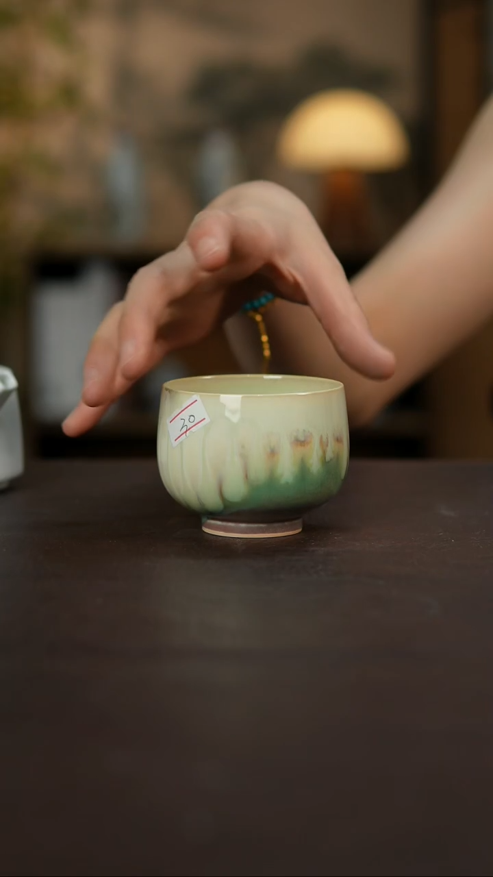 杯景德镇陶瓷杯碗柴烧多人