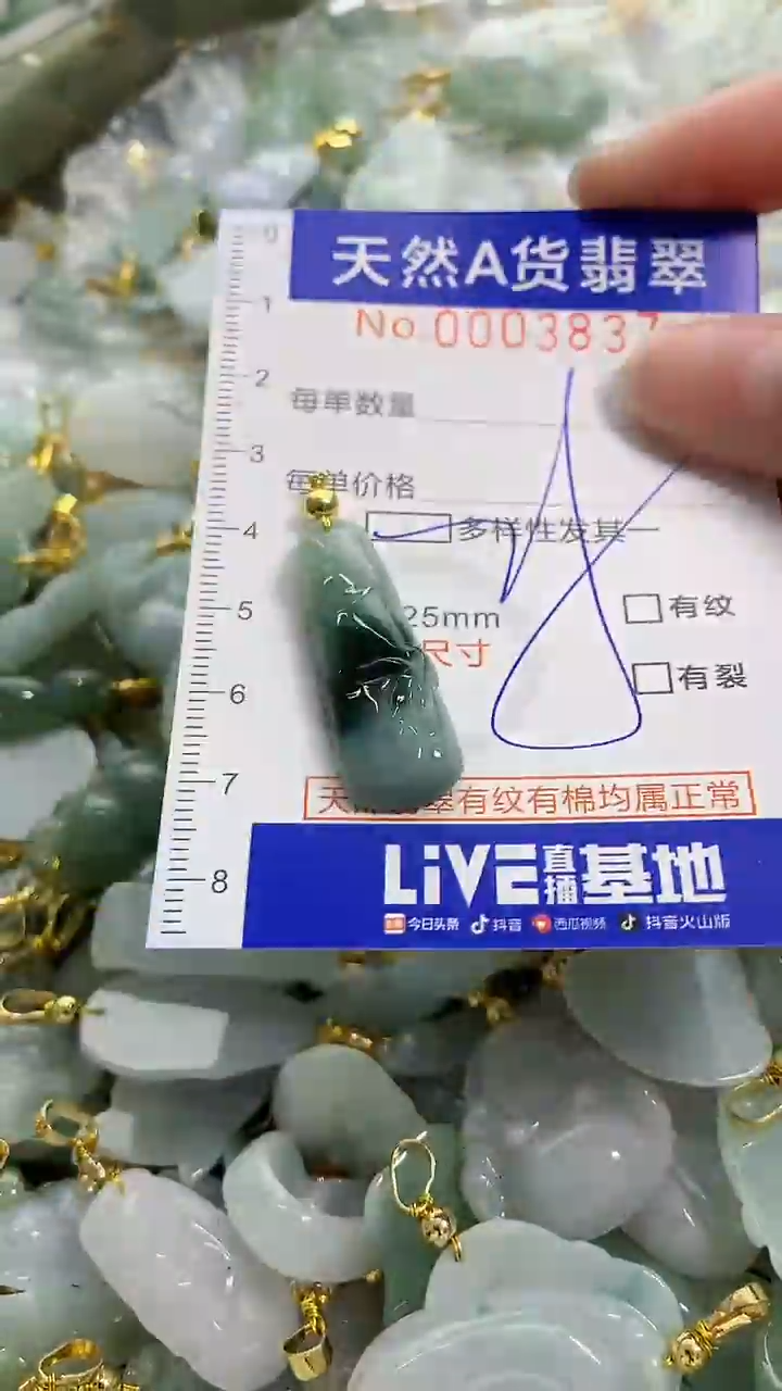 颈饰未镶嵌翡翠天然A货翡翠