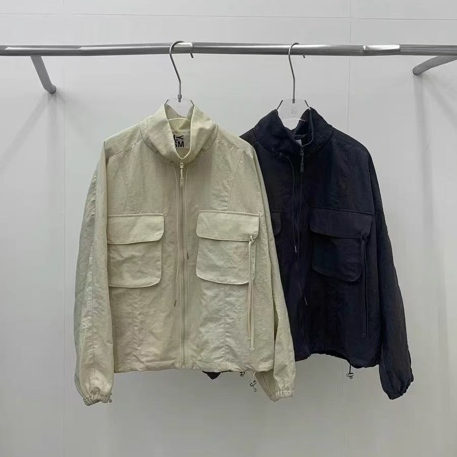 SS25331   Love you so much休闲短款夹克风衣