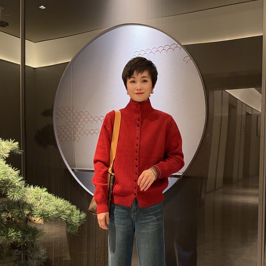 妮子严选冬季时尚洋气百搭款针织毛衫7150